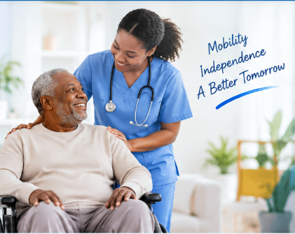 Caregiver supporting a DMDME Medical patient